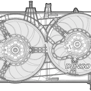 Nie przegap Wentylator, chłodzenie silnika DENSO DER13011