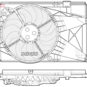 Wentylator, chłodzenie silnika DENSO DER15002 Obniżka ceny