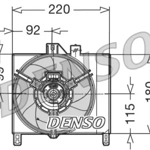 Wentylator, chłodzenie silnika DENSO DER16002 Zamów dziś