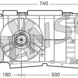 Zamów dziś Wentylator, chłodzenie silnika DENSO DER21001