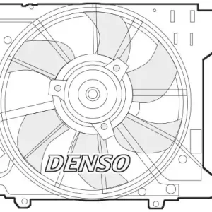 Wentylator, chłodzenie silnika DENSO DER37003 Do wyczerpania zapasów