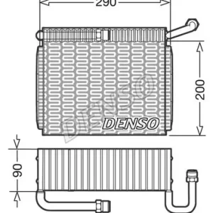 Hit cenowy Parownik, instalacja klimatyzacji DENSO DEV01005