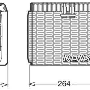 Oferta czasowa Parownik, instalacja klimatyzacji DENSO DEV01010