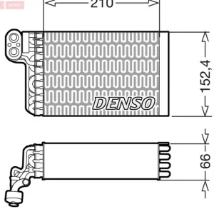 Parownik, instalacja klimatyzacji DENSO DEV09015 Wybór klientów