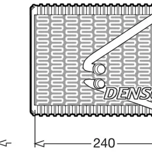 Parownik, instalacja klimatyzacji DENSO DEV09017 Ekspresowa dostawa