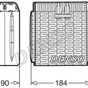 Parownik, instalacja klimatyzacji DENSO DEV23001 Dostępne od ręki