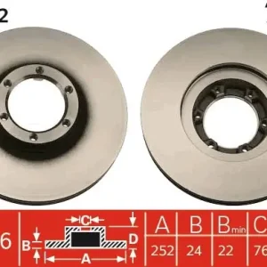 Tarcza hamulcowa TRW DF1002 Zniżka