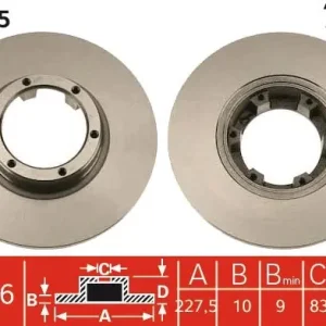 Tarcza hamulcowa TRW DF1005 Oferta czasowa