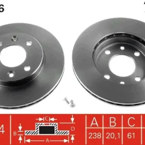 Tani Tarcza hamulcowa TRW DF1016