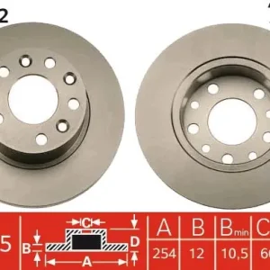 Zamów teraz Tarcza hamulcowa TRW DF1022