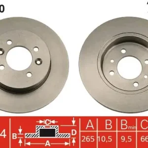 Kup online Tarcza hamulcowa TRW DF1030