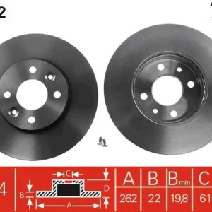 Zniżka Tarcza hamulcowa TRW DF1032