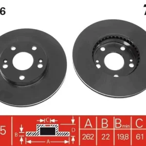 Ostatnie sztuki Tarcza hamulcowa TRW DF1036