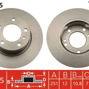 Obniżka ceny Tarcza hamulcowa TRW DF1435