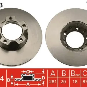 Ekspresowa dostawa Tarcza hamulcowa TRW DF1513