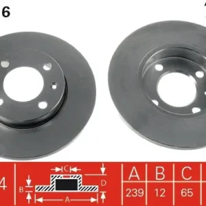 Oferta czasowa Tarcza hamulcowa TRW DF1516