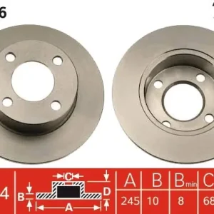 Zamów teraz Tarcza hamulcowa TRW DF1526