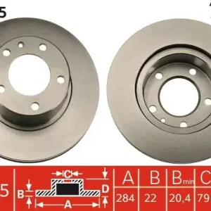 Oferta limitowana Tarcza hamulcowa TRW DF1565