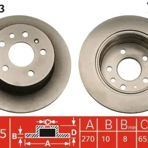 Premium Tarcza hamulcowa TRW DF1613