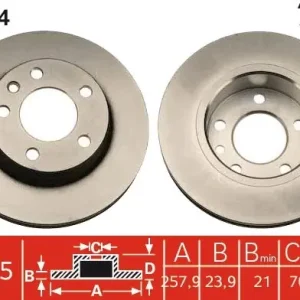 Darmowy zwrot Tarcza hamulcowa TRW DF1614