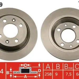 Sprawdź teraz Tarcza hamulcowa TRW DF1669