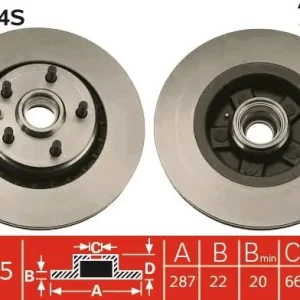 Zamów dziś Tarcza hamulcowa TRW DF1684S