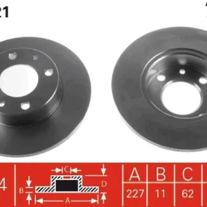 Bezpieczne zakupy Tarcza hamulcowa TRW DF1721