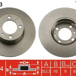 Tylko do końca tygodnia Tarcza hamulcowa TRW DF1723