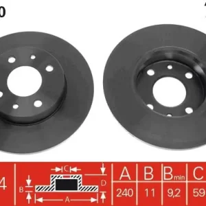 Promocja Tarcza hamulcowa TRW DF1740