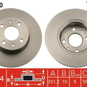 Okazja Tarcza hamulcowa TRW DF1790