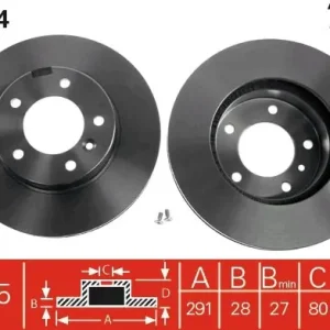 Niska cena Tarcza hamulcowa TRW DF1804