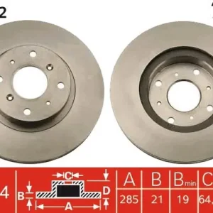 Do wyczerpania zapasów Tarcza hamulcowa TRW DF1812