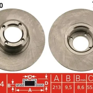 Do wyczerpania zapasów Tarcza hamulcowa TRW DF1860
