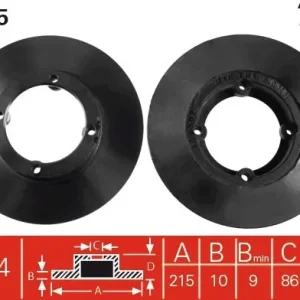 Zniżka Tarcza hamulcowa TRW DF1925