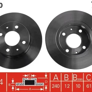Hit sprzedaży Tarcza hamulcowa TRW DF1950