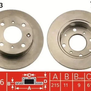 Obniżka ceny Tarcza hamulcowa TRW DF1973