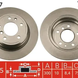 Tylko dziś Tarcza hamulcowa TRW DF2557