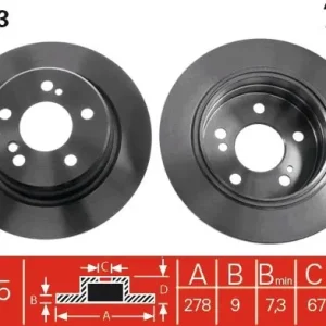 Hit sprzedaży Tarcza hamulcowa TRW DF2563