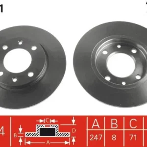 Obniżka ceny Tarcza hamulcowa TRW DF2581