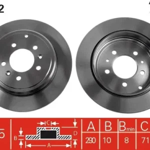Ostatnia szansa Tarcza hamulcowa TRW DF2582