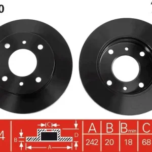 Dodaj do koszyka Tarcza hamulcowa TRW DF2590