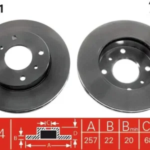 Najlepsza cena Tarcza hamulcowa TRW DF2591