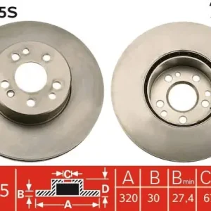 Darmowy zwrot Tarcza hamulcowa TRW DF2595S