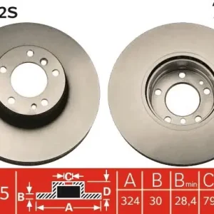 Tylko do końca tygodnia Tarcza hamulcowa TRW DF2602S