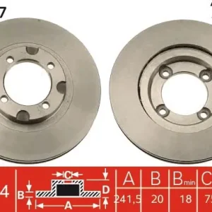 Hit cenowy Tarcza hamulcowa TRW DF2607