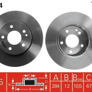 Promocja Tarcza hamulcowa TRW DF2654