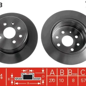 Zamów dziś Tarcza hamulcowa TRW DF2663