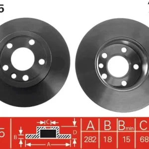 Do wyczerpania zapasów Tarcza hamulcowa TRW DF2665