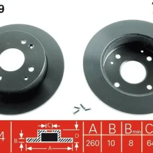 Wybór klientów Tarcza hamulcowa TRW DF2669