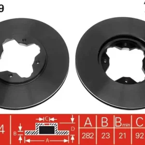 Kup teraz Tarcza hamulcowa TRW DF2679